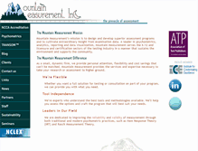 Tablet Screenshot of mountainmeasurement.com